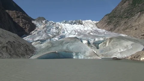 Alaskan Glacier Close Up Stock Footage 85364058