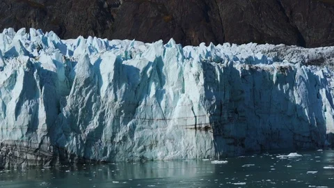 Alaskan Glacier - Slow Camera Move Stock Footage 76450059