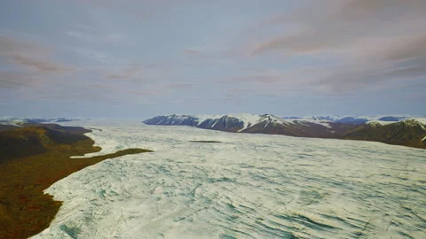 Alaskan Glacier in the winter Video stock 233197719