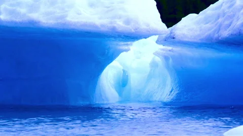 Alaskan ice berg in the Copper River Stock Footage 40465461