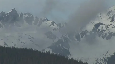 Alaskan Mountain scenery Video stock 63209785