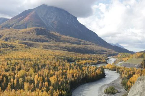 Alaskan Mountains Foto stock