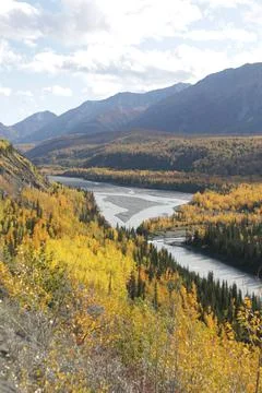 Alaskan Mountains Foto stock
