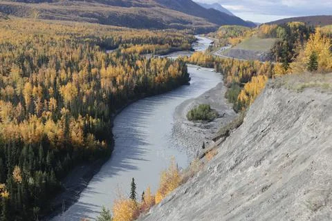 Alaskan Mountains Foto stock