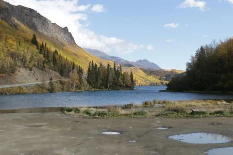 Alaskan Mountains Foto stock