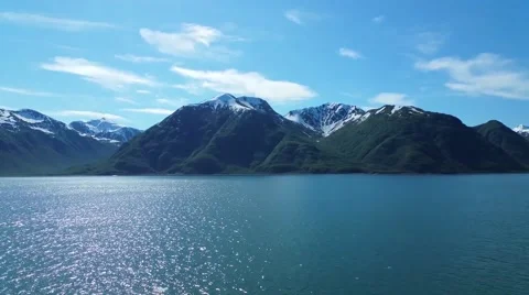 Alaskan Mountains Unaltered Stock Footage