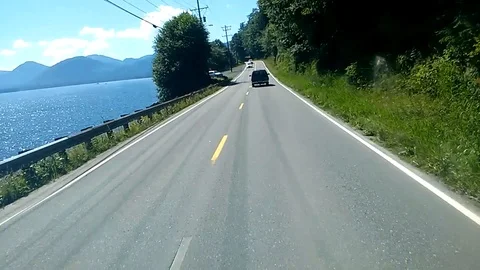 Alaskan Road Drive Stock Footage 107007882