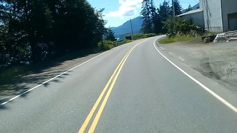 Alaskan Road Drive Stock Footage 107007883