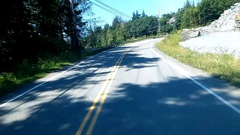 Alaskan Road Drive Stock Footage 107007884