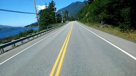 Alaskan Road Drive Stock Footage 107007916