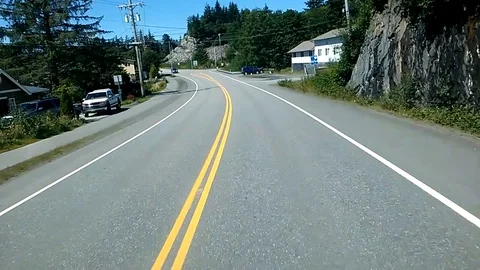 Alaskan Road Drive Stock Footage 107007920