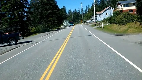 Alaskan Road Drive Stock Footage 107007925