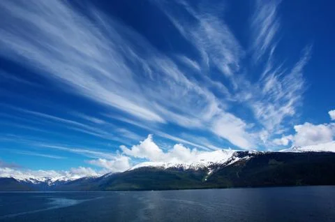 Alaskan sky Stock Photos