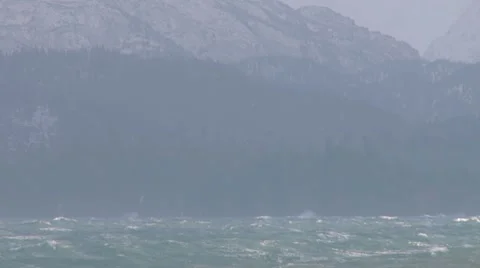 Alaskan Storms - Raging seas 2 Stock Footage 8968913