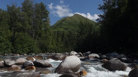 Alaskan Stream Stock Footage 111287627