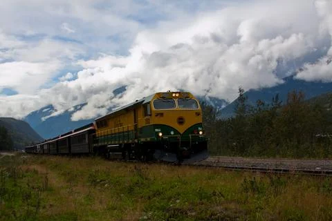 Alaskan Train Stock Photos