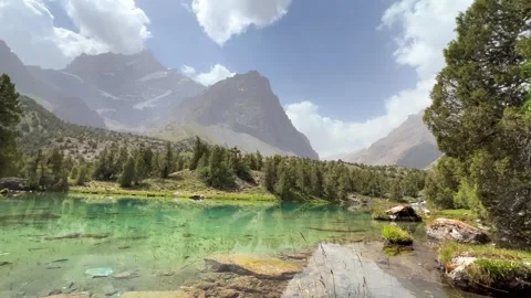 The Alaudin (Chapdara) lakes Stock Footage 252590477