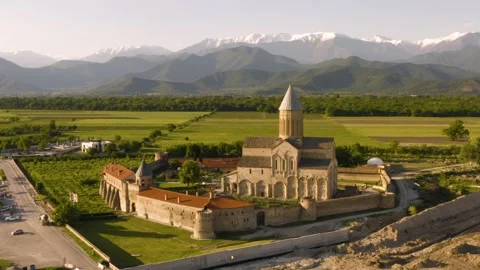 Alaverdi Monastery in Georgia Stock Footage 194418401
