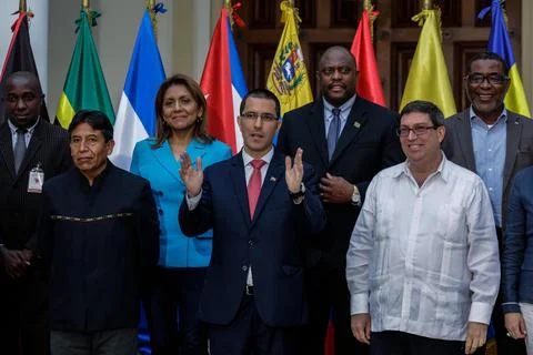 ALBA member countries support Maduro and the Constituent Assembly, Caracas, Vene Stock Photos