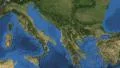 Albania. 3d earth in space - zoom in on Albania contoured 4k 4k or 4k+ Resolution