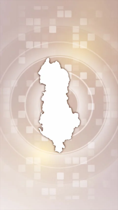 Albania Animated Map Stock Footage 275898112