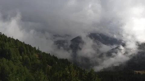 Albania. Balkans mountains. Clouds. Stock Footage 160206509