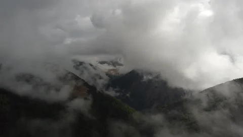 Albania. Balkans mountains. Clouds. Video stock 160206874