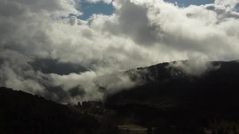Albania. Balkans mountains. Clouds. Stock Footage 160206930