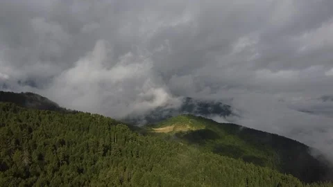 Albania. Balkans mountains. Clouds. Stock Footage 160206971
