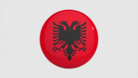 Albania Button flip loop Stock Footage 297769977