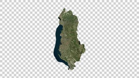 Albania Map Stock Illustration
