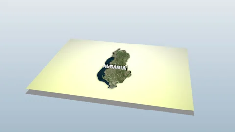 Albania Map Unfolding Stock-Footage 283801491