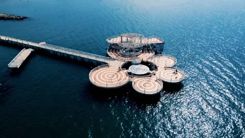 Albania pier 스톡 동영상 188366730
