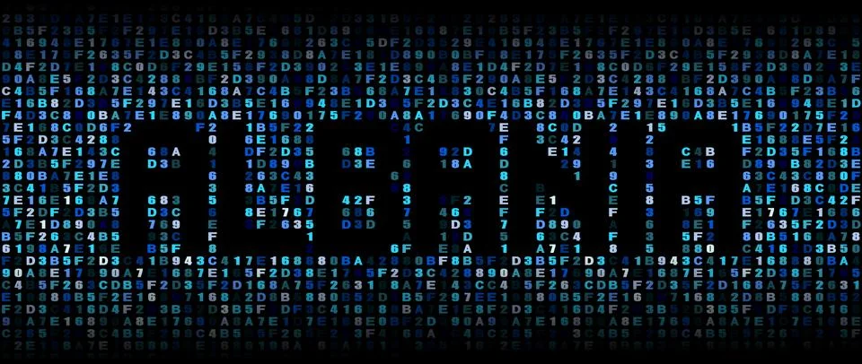 Albania text on hex code illustration Stock Illustration