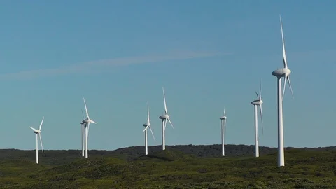 Albany Wind Farm Stock-Footage 89278155