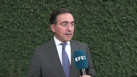 Albares says there is "no reason" for Italy to maintain border controls, Cali, C Stock Footage 341699098