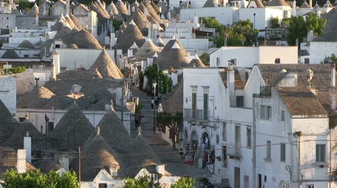 Alberobello - trulli - apulia Видео 54725151