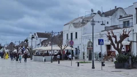 Alberobello walking Stock Footage 270452578