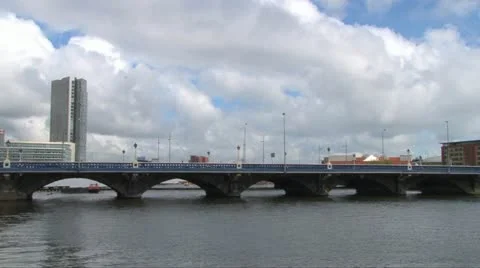 Albert Bridge Video stock 11508066
