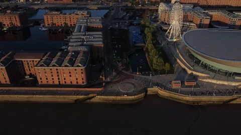 Albert Docks - Liverpool Stock Footage 164497601
