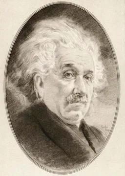 Albert Einstein, 1879 - 1955. German-born theoretical physicist who d Stock Photos