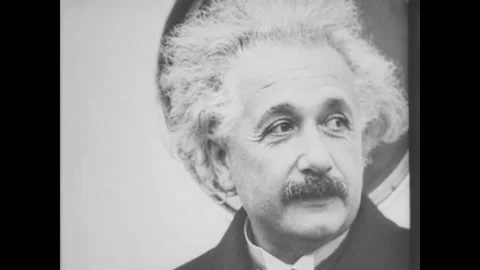 Albert Einstein arrived in the United States 動画素材 296068912