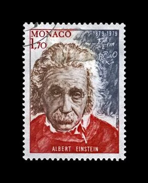 Albert Einstein, famous scientist, physicist, Nobel prize winner, equations. Stock Photos