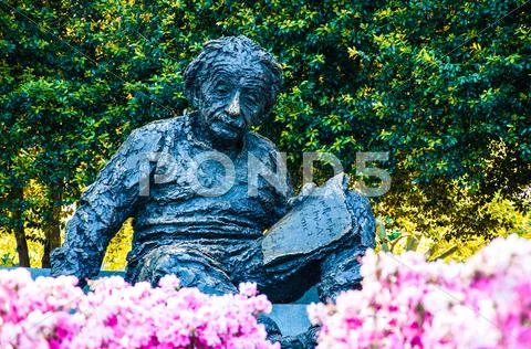Albert Einstein Memorial, USA Stock Photos