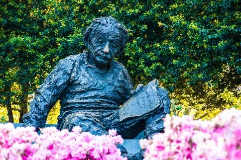 Albert Einstein Memorial, USA Stock Photos