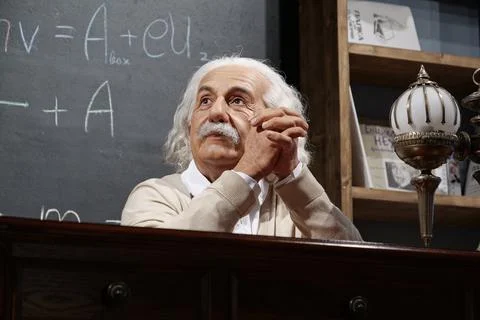 Albert Einstein - most famous physicist of all time, Nobel laureate Stock Photos