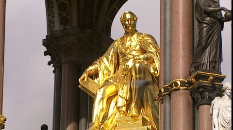 Albert Memorial London Stock Footage 5809375