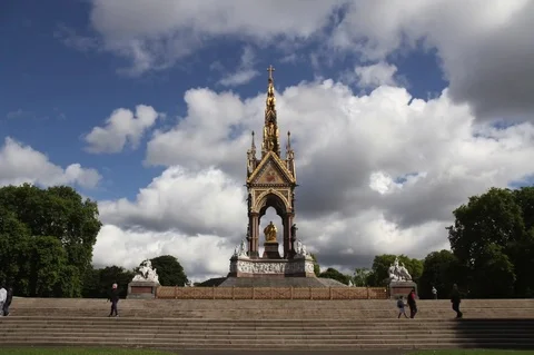 Albert Memorial Time Lapse Stock Footage 78210117