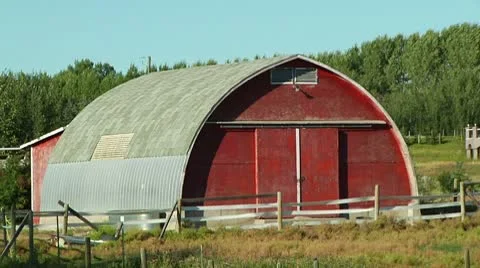 Alberta Barn Stock Footage 8913933