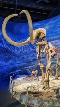 Alberta, Canada - August 06, 2023: Drumheller Museum in Alberta, Canada Stock Photos